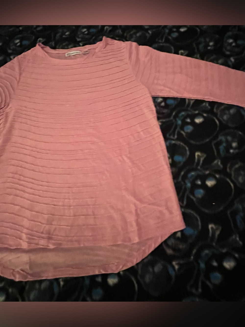 I.B. Diffusion 3/4 Sleeve Ribbed Top - Picture 2 of 4